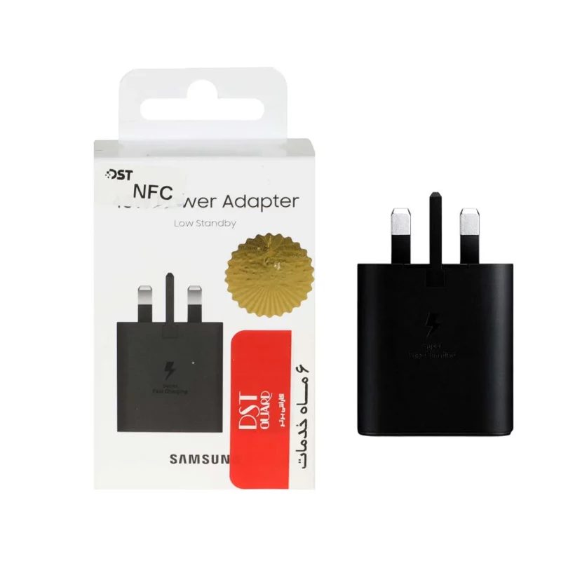 شارژر دیواری فست و PD تک پورت Samsung مدل EP-T4511 45W - مشکی - Low Standby مجهز به فناوری NFC (گارانتی شش ماهه DST) - تصویر 2
