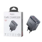 شارژر دیواری PD و فست سه پورت Yesido مدل YC101 65W - مشکی (گارانتی 18 ماه تعویض نیکان همراه)