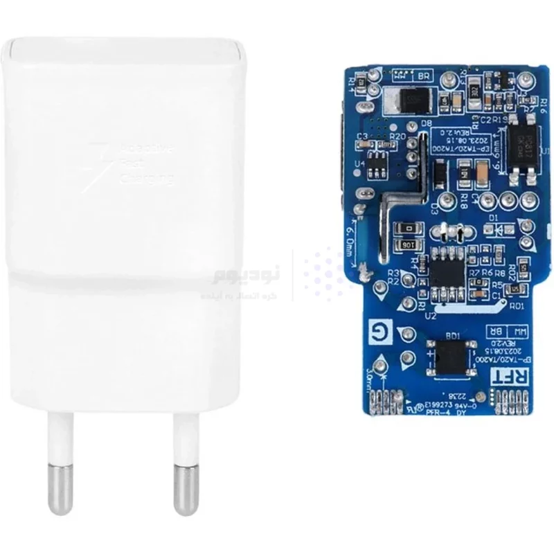 شارژر دیواری فست تک پورت Samsung مدل EP-TA200 S10 - سفید - ASP (گارانتی شش ماهه آروین) - تصویر 5