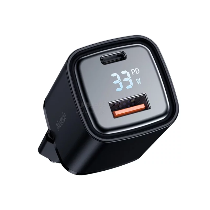 شارژر دیواری PD و فست شارژ دو پورت Mcdodo مدل CH-1701 - مشکی (گارانتی متین) - تصویر 3