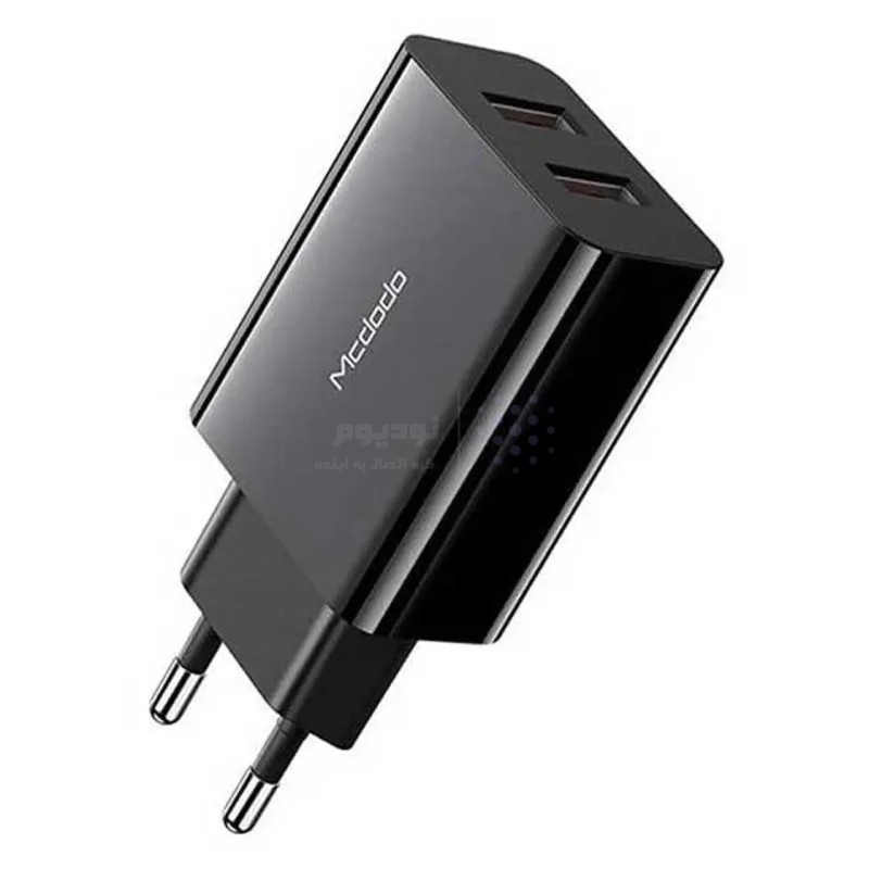 شارژر دیواری فست دو پورت Mcdodo مدل CH-8910 18W - مشکی (گارانتی متین) - تصویر 3