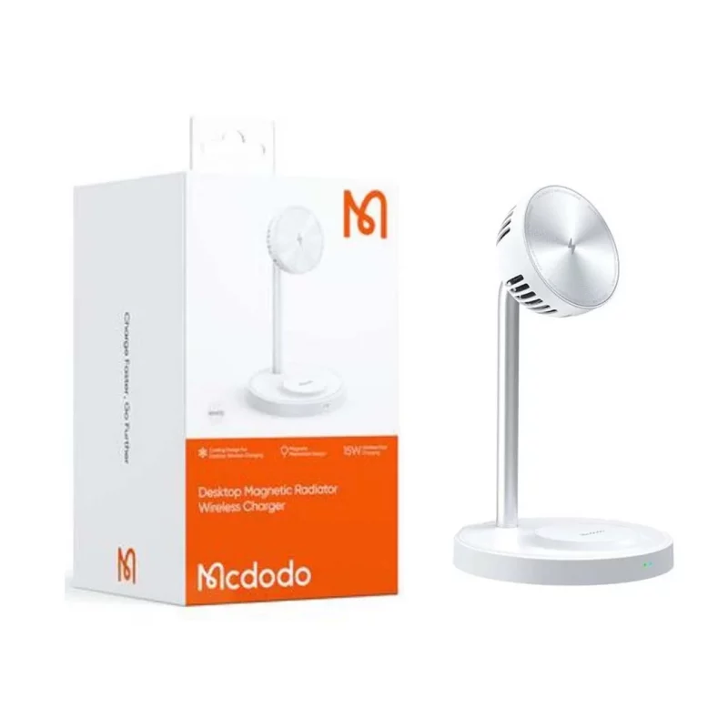 شارژر وایرلس Mcdodo مدل CH-2150 - سفید (گارانتی متین) - تصویر 2