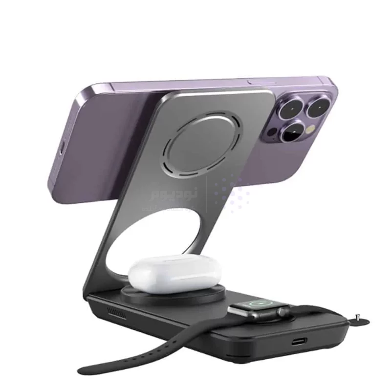 شارژر وایرلس سه کاره Mcdodo مدل CH-1151 - مشکی(گارانتی متین) - تصویر 4
