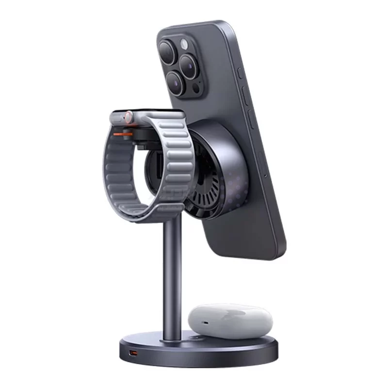 شارژر وایرلس سه کاره Mcdodo مدل CH-246 - مشکی (گارانتی متین) - تصویر 5