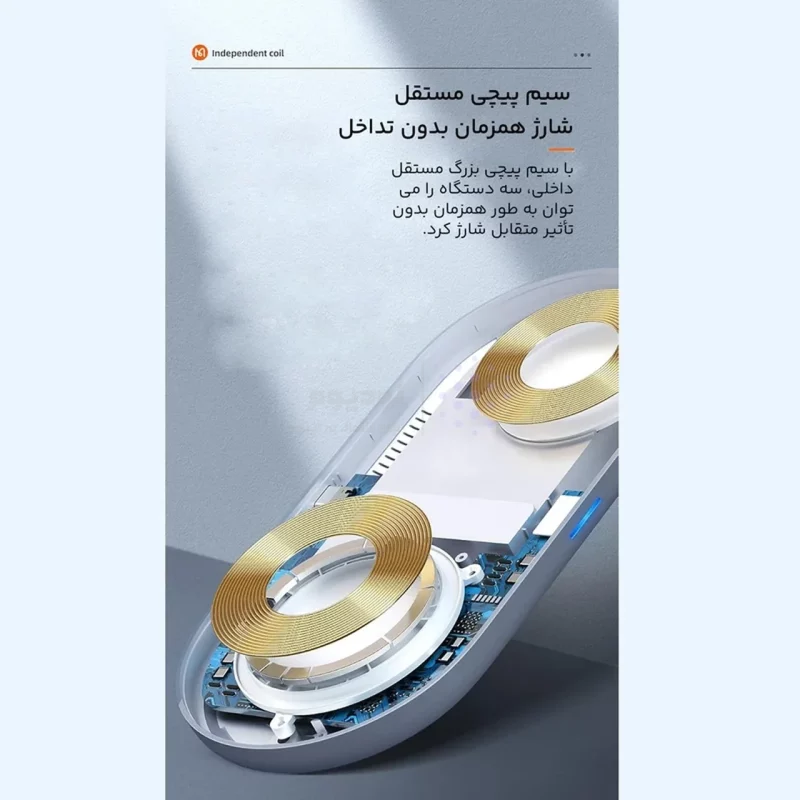 شارژر وایرلس سه کاره Mcdodo مدل CH-7061 -مشکی (گارانتی متین) - تصویر 6