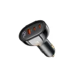 شارژر فندکی PD و فست سه پورت Mcdodo مدل CC-445 128W - مشکی (گارانتی متین) - تصویر 3