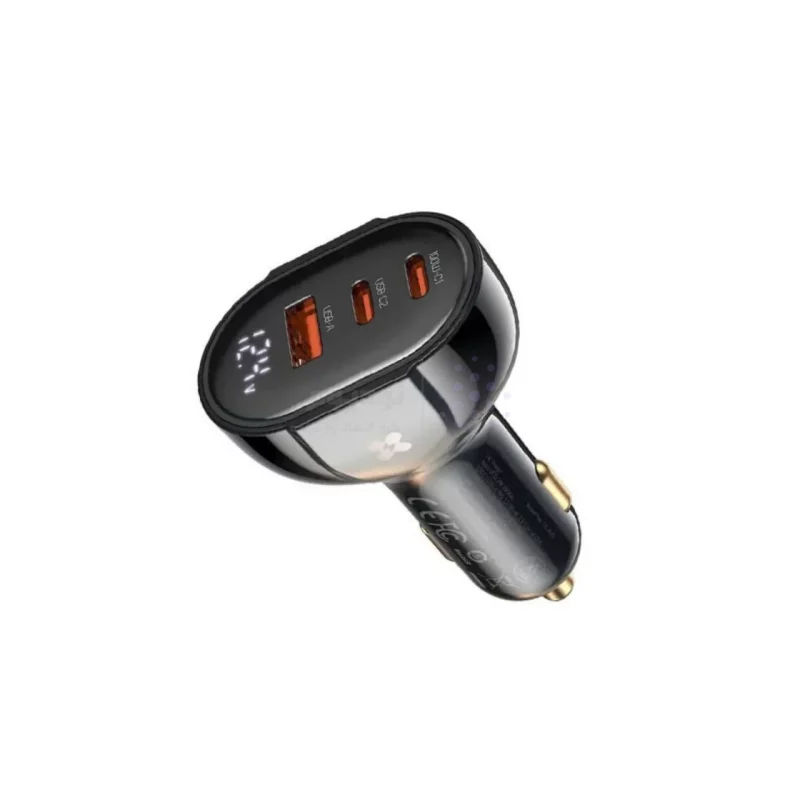 شارژر فندکی PD و فست سه پورت Mcdodo مدل CC-445 128W - مشکی (گارانتی متین) - تصویر 3