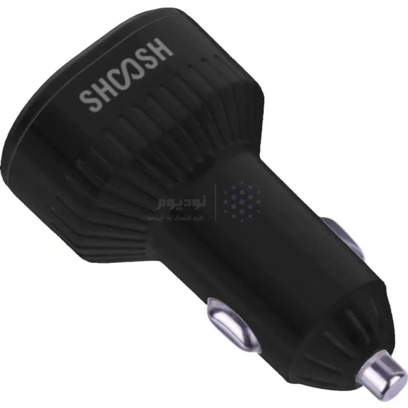 شارژر فندکی فست و PD دو پورت Shoosh مدل SH-806 67.5W - مشکی - SMO - تصویر 4