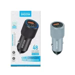 شارژر فندکی فست و PD دو پورت Shoosh مدل SH-803 48W - آبی - SMO