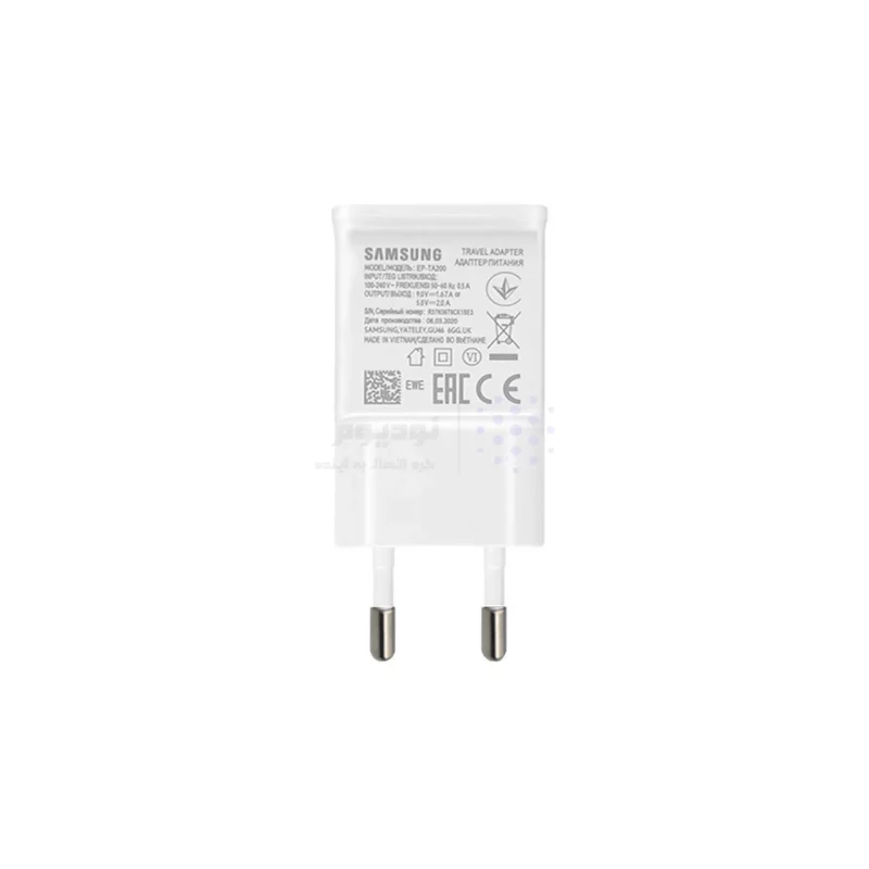 شارژر دیواری فست Samsung مدل EP-TA200 همراه کابل اندروید سفید (گارانتی پارتیان پایا) - تصویر 5