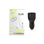 شارژر فندکی PD و فست دو پورت V-Smart مدل VS-17 55W - مشکی - BSA