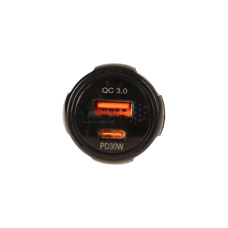 شارژر فندکی PD و فست دو پورت V-Smart مدل VS-17 55W - مشکی - BSA - تصویر 4