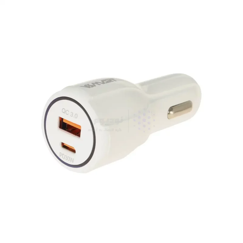 شارژر فندکی PD و فست دو پورت V-Smart مدل VS-17 55W - سفید - BSA - تصویر 4