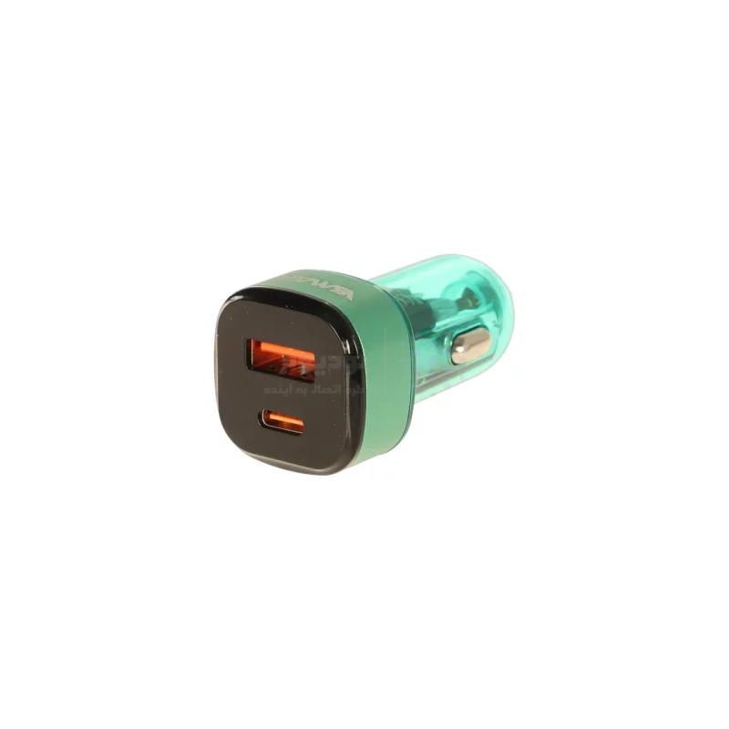 شارژر فندکی PD و فست دو پورت V-Smart مدل VS-110 67W - سبز - BSA - تصویر 4