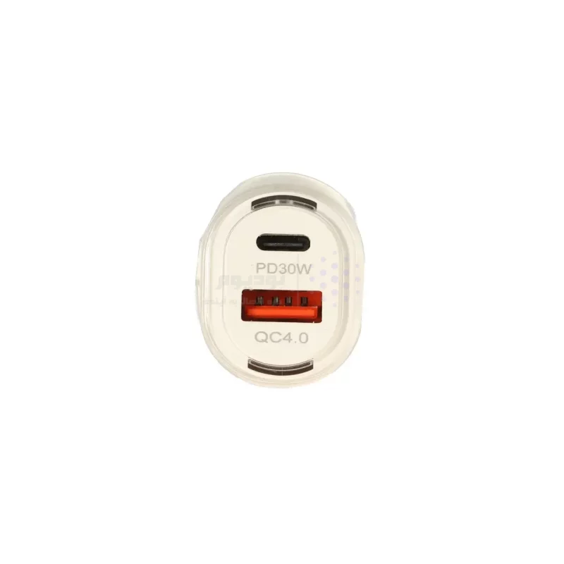 شارژر فندکی فست دو پورت V-Smart مدل VS-121 38W - سفید - BSA - تصویر 5