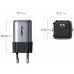 شارژر دیواری PD و فست تک پورت UGREEN مدل Nexode CD319 30W - مشکی (گارانتی 18 ماهه آسان پیشرو)(90666) - تصویر 3