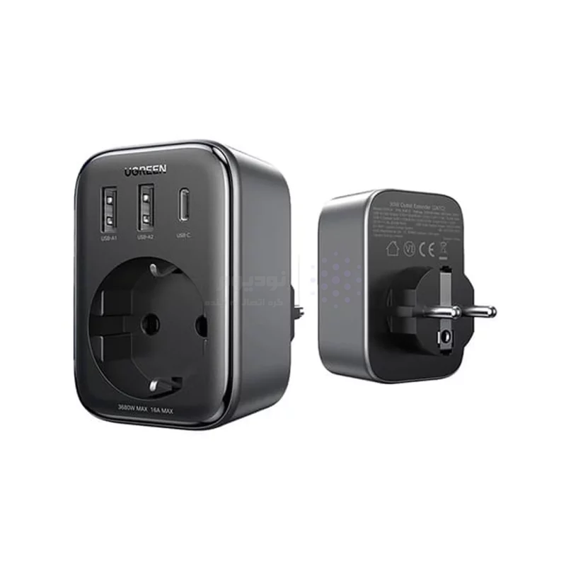 شارژر دیواری PD و فست سه پورت UGREEN مدل CD314 30W - مشکی (گارانتی 18 ماهه آسان پیشرو)(15290) - تصویر 4