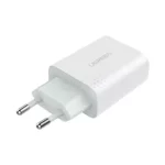 شارژر دیواری PD و فست تک پورت UGREEN مدل CD137 20W به همراه کابل شارژ Type-C To Lightning - سفید (گارانتی 18 ماهه آسان پیشرو)(50698) - تصویر 3