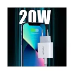 شارژر دیواری PD و فست تک پورت UGREEN مدل CD137 20W به همراه کابل شارژ Type-C To Lightning - سفید (گارانتی 18 ماهه آسان پیشرو)(50698) - تصویر 5