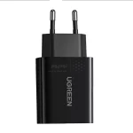 شارژر دیواری PD و فست تک پورت UGREEN مدل CD137 20W - مشکی (گارانتی 18 ماهه آسان پیشرو)(10191) - تصویر 3