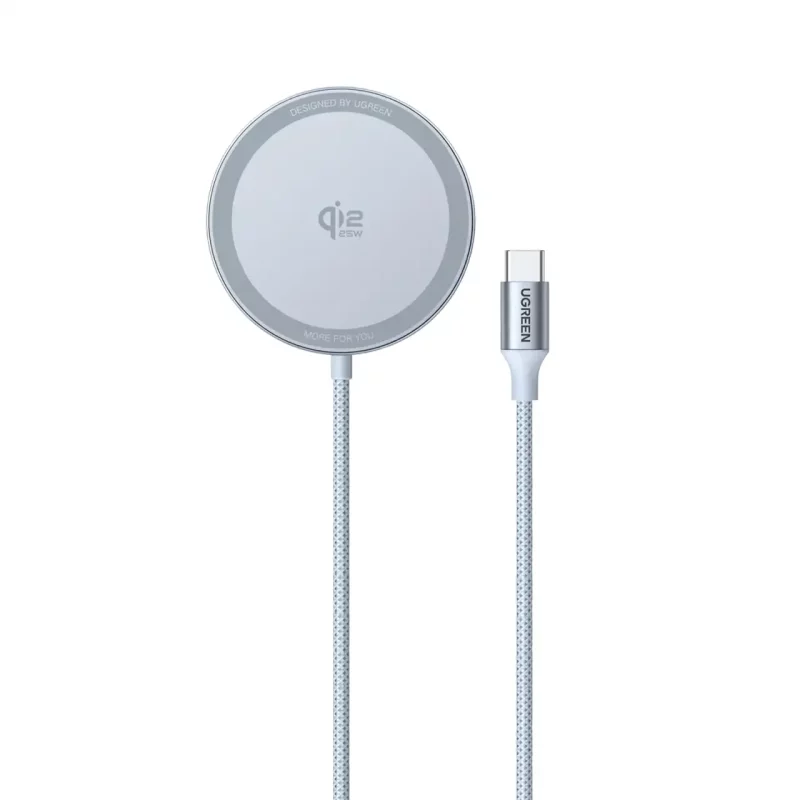 شارژر وایرلس UGREEN مدل MagFlow W753 25W - آبی روشن (گارانتی 18 ماهه آسان پیشرو)(55959) - تصویر 2