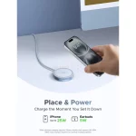 شارژر وایرلس UGREEN مدل MagFlow W753 25W - آبی روشن (گارانتی 18 ماهه آسان پیشرو)(55959) - تصویر 4