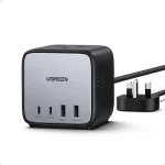 چندراهی برق و شارژر رومیزی UGREEN مدل DigiNest Cube (2C2A) CD268 65W - مشکی (گارانتی 18 ماهه آسان پیشرو)(60113) - تصویر 3
