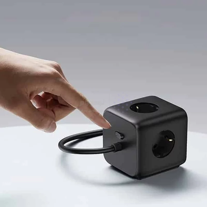 چندراهی برق و شارژر رومیزی UGREEN مدل DigiNest Cube (2C2A) CD268 65W - مشکی (گارانتی 18 ماهه آسان پیشرو)(60113) - تصویر 7