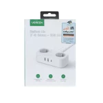 چندراهی برق و شارژر رومیزی UGREEN مدل DigiNest Life (2A1C) CD280 30W - سفید (گارانتی 18 ماهه آسان پیشرو)(50683) - تصویر 10