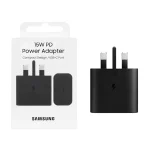 شارژر دیواری سه پین فست و PD تک پورت SAMSUNG Type-C مدل T1510 15W - مشکی