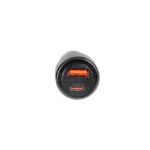 شارژر فندکی PD و فست دو پورت +Lindos مدل CR-10 83W به همراه کابل شارژ Type-C To Lightning - مشکی (گارانتی تعویض یکساله شرکتی) - تصویر 3