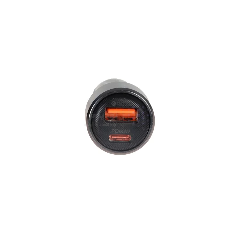 شارژر فندکی PD و فست دو پورت +Lindos مدل CR-10 83W به همراه کابل شارژ Type-C To Lightning - مشکی (گارانتی تعویض یکساله شرکتی) - تصویر 3