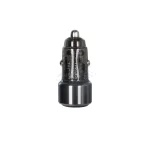 شارژر فندکی PD و فست دو پورت +Lindos مدل CR-10 83W به همراه کابل شارژ Type-C To Lightning - مشکی (گارانتی تعویض یکساله شرکتی) - تصویر 4