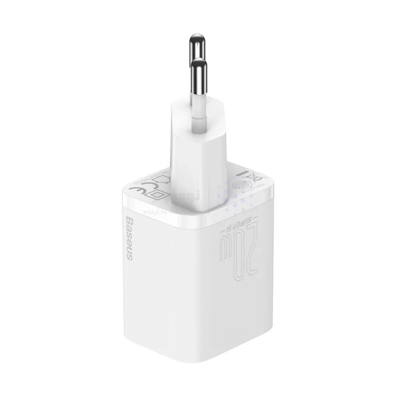 شارژر دیواری فست و PD تک پورت Baseus مدل Super Si 1C 20W - سفید (گارانتی 24 ماهه آونگ) - تصویر 5