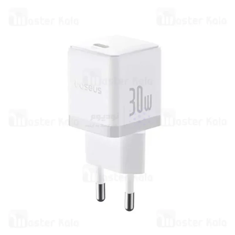 شارژر دیواری فست و PD تک پورت Baseus مدل Palm P10111605213-00 30W - سفید (گارانتی آونگ) - تصویر 3