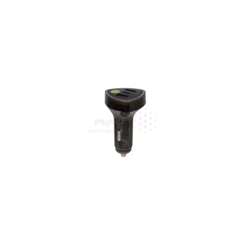 شارژر فندکی PD وفست سه پورت مدل ZF120 66W - مشکی - YSP - تصویر 3