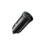 شارژر فندکی فست دو پورت ANKER 30W مدل A2741H11 و تکنولوژی IQ3 - مشکی (گارانتی 18 ماهه شرکتی)