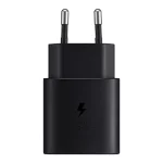 شارژر دیواری دو پین ( فست و PD) SAMSUNG مدل EP-TA800 25W - مشکی (گارانتی شش ماهه نیکان همراه)