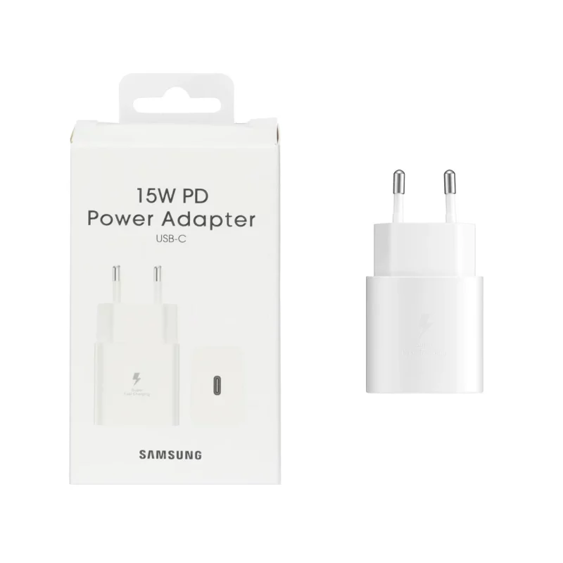 شارژر دیواری فست و PD تک پورت SAMSUNG مدل T1510 15W - سفید - kZN (گارانتی شش ماهه Kezen) - تصویر 2