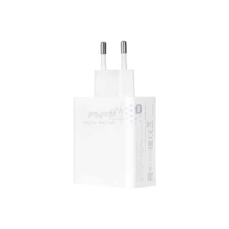 شارژر دیواری فست تک پورت Xiaomi مدل MDY-11-EZ 67W - سفید - MN - تصویر 3