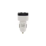شارژر فندکی 12W فست دو پورت NITU مدل NT-CC835F به همراه کابل شارژ اندروید - سفید مشکی (گارانتی 18 ماه تعویض نیکان همراه) - تصویر 3