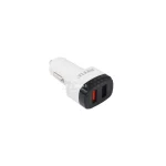 شارژر فندکی 12W فست دو پورت NITU مدل NT-CC835F به همراه کابل شارژ اندروید - سفید مشکی (گارانتی 18 ماه تعویض نیکان همراه) - تصویر 4