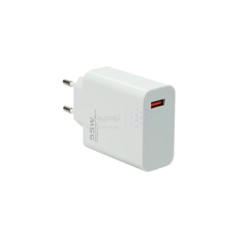 شارژر دیواری 55W فست تک پورت TRANYOO مدل EU3-C به همراه کابل شارژ 2 متری Type-C - سفید - تصویر 4