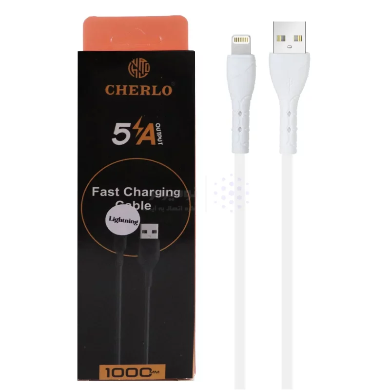 کابل شارژ فست آیفون CHERLO مدل CH-IP09 - سفید - SMO - تصویر 3