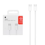 کابل شارژ Iphone 15 60W Type-C To Type-C - سفید (گارانتی پارتیان پایا) - درجه یک
