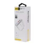 شارژر دیواری فست دو پورت JBQ مدل F-2USB 18W همراه با کابل Type-C - سفید (گارانتی یکساله رصاصی) - تصویر 5