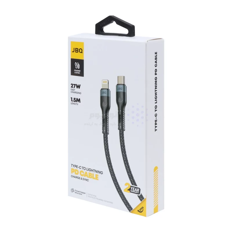 کابل شارژ 1.5 متری PD و فست JBQ Type-C to Lightning مدل CA-720 - مشکی (گارانتی یکساله رصاصی) - تصویر 4