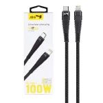 کابل شارژ PD و فست JBQ Type-C to Lightning مدل CB-100PH - مشکی (گارانتی یکساله رصاصی)