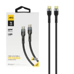 کابل شارژ 1.5 متری PD و فست JBQ Type-C to Type-C مدل CA-720 - مشکی (گارانتی یکساله رصاصی)