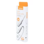 کابل شارژ 1.1 متری فست Shoosh Type-C مدل SH403C - سفید - SMO - تصویر 3